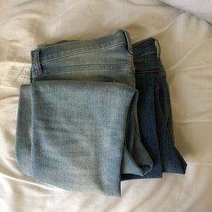 Girlfriend Jeans BUNDLE - Gap and Banana Republic